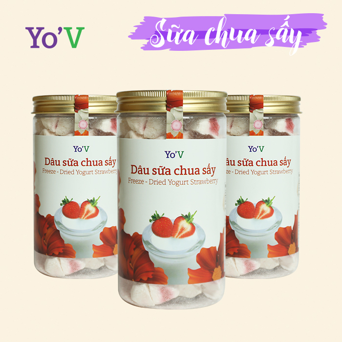 Sữa Chua Sấy Yo'V Dâu 90g