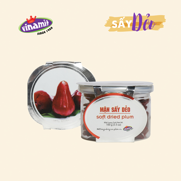 Mận sấy dẻo lon 100g