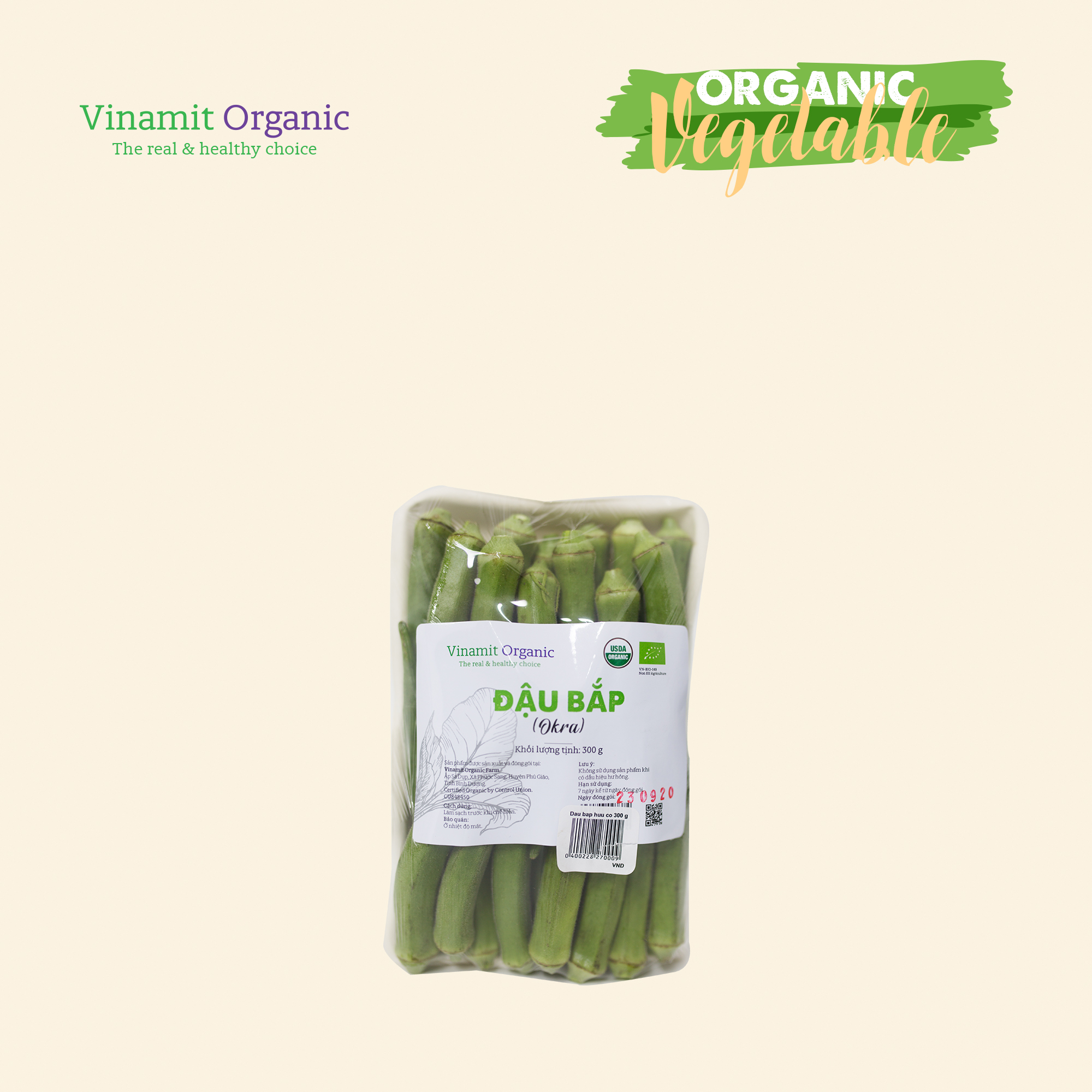 Đậu bắp Organic 300g