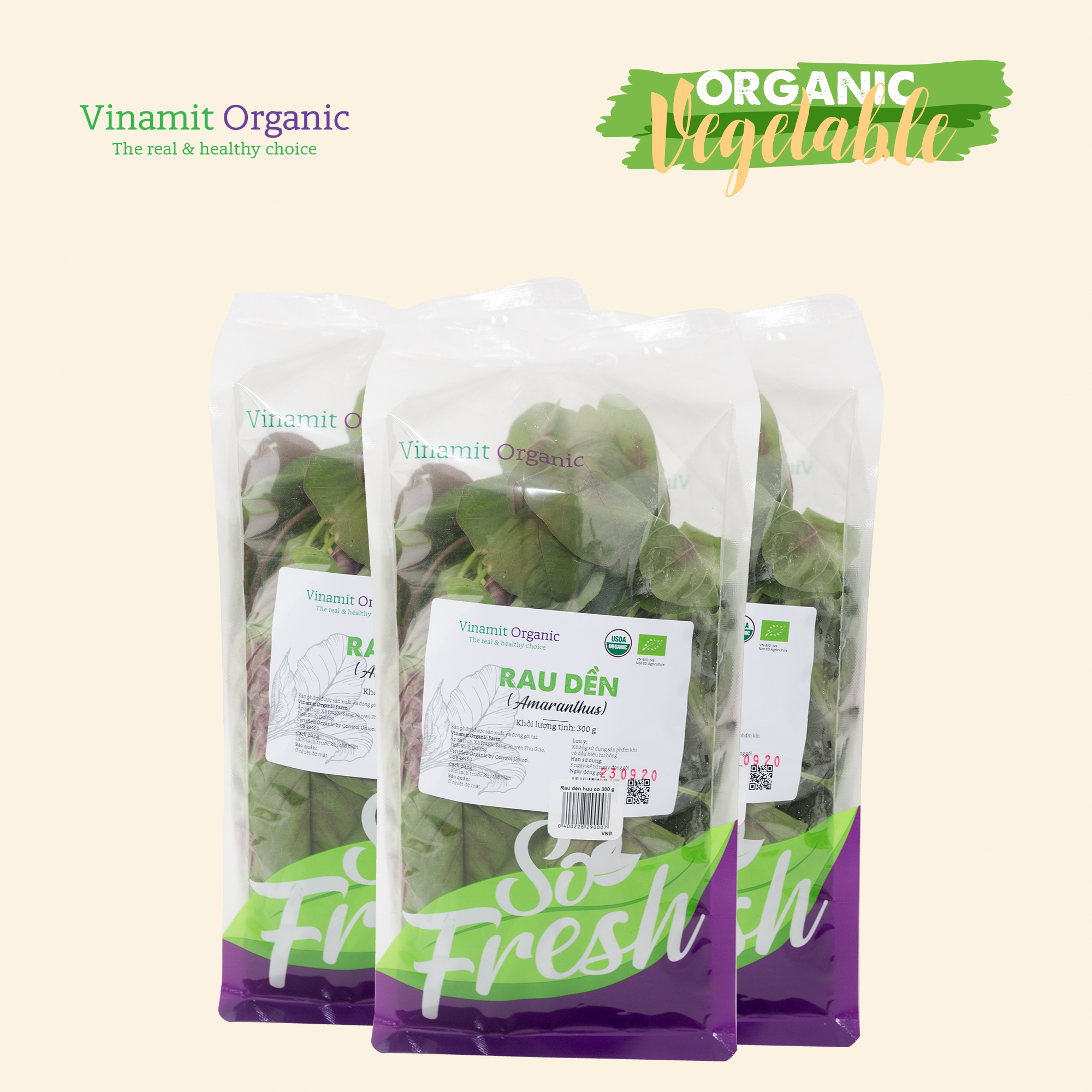 Rau dền Organic 300g