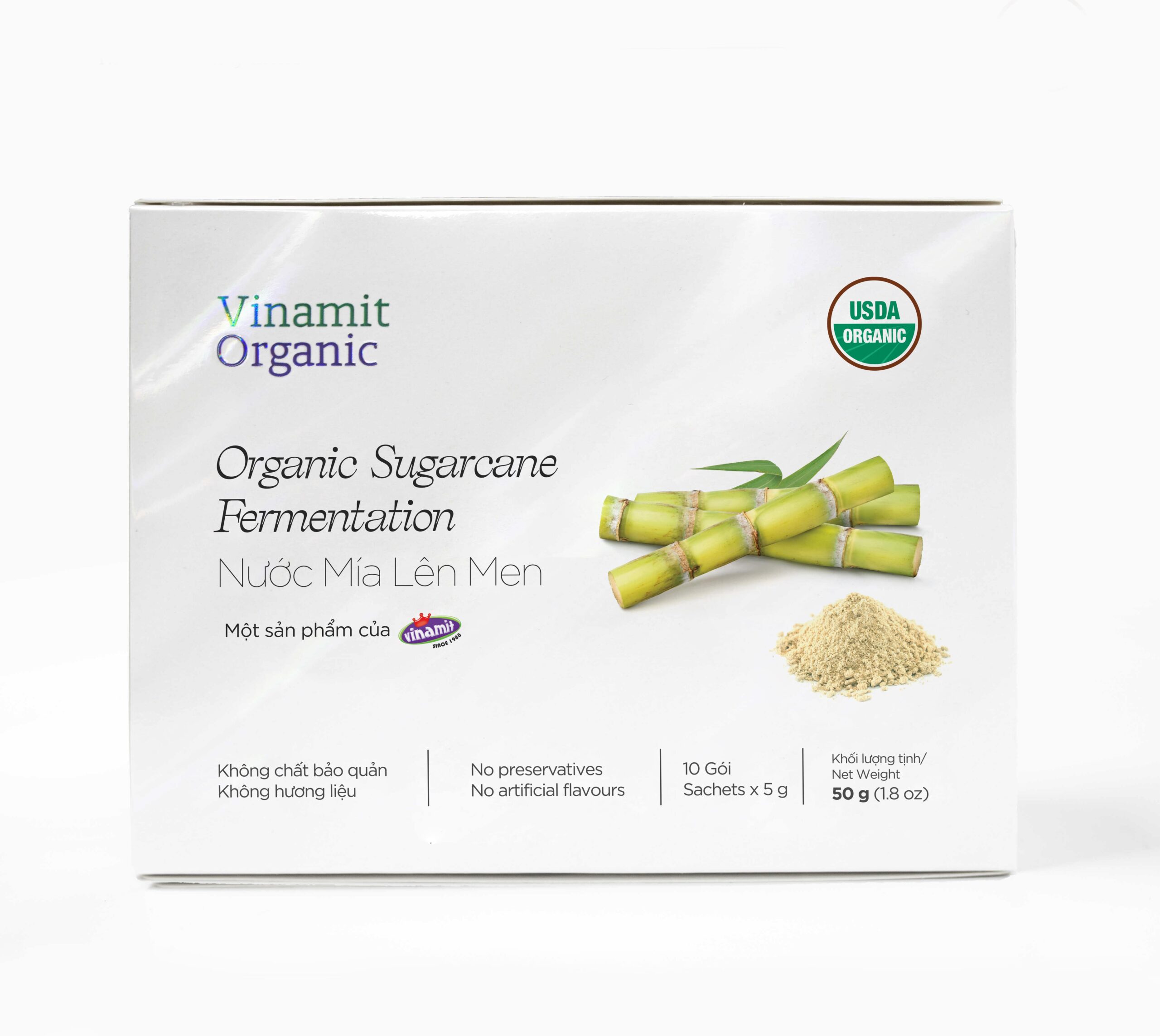 Nước mía lên men 50g (10 gói/ hộp)