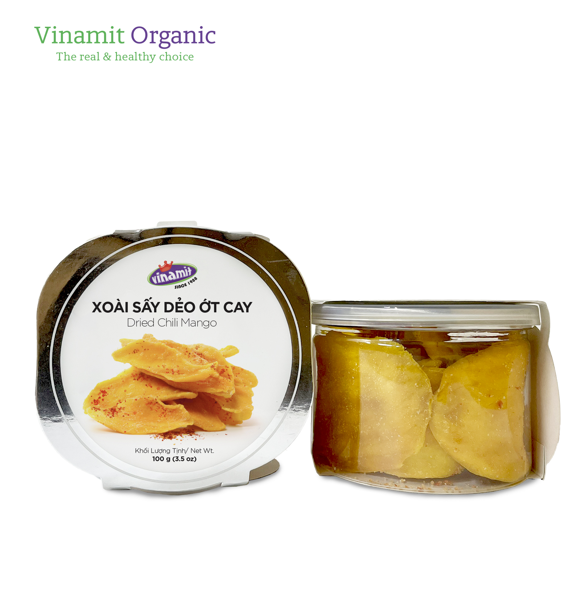 Xoài sấy dẻo ớt cay 100g